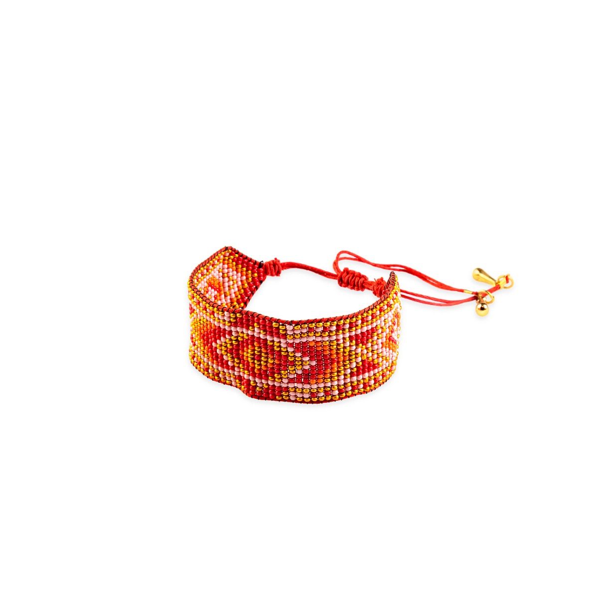 Pink Desert Draw-String Bracelet